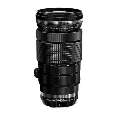 Imagen de OM SYSTEM Objetivo M.Zuiko Digital ED 40 150mm F2.8 Pro, Teleobjetivo, Adecuado para Todas Las cámaras MFT, Modelos Olympus D y Pen, Serie G de Panasonic, Color Negro, 150 mm