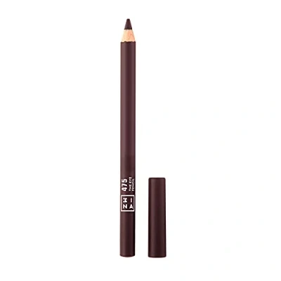 Imagen de 3INA MAKEUP The Eye Pencil 475 Granate Lápiz de ojos cremoso alta pigmentación Delineador larga duración precisión Vegan Cruelty Free