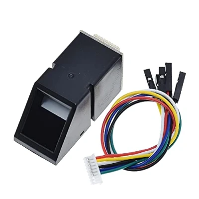 Imagen de DollaTek Módulo de Sensor Lector Huella Digital óptico luz Azul para Arduino