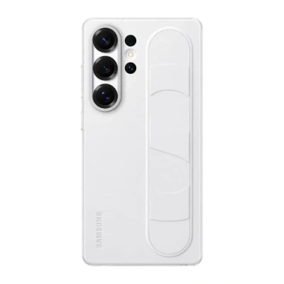 Imagen de Funda Samsung Standing Grip con soporte, Para Galaxy S25 Ultra, Blanco