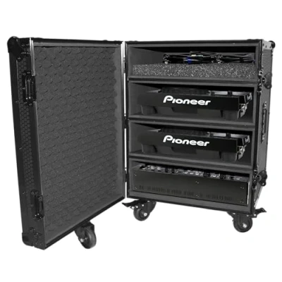 Imagen de UDG FlightCase Maletero para CDJ/Mixer Black Plus (Carrito y Ruedas)