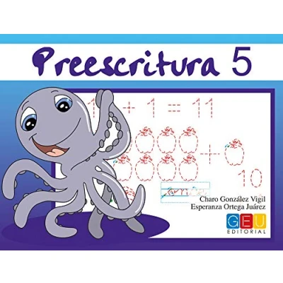 Imagen de preescritura 5: Mejora Del manejo Lapiz Educación Infantil Editorial Geu Refuerzo Escolar (Niños de 3 a 5 años)