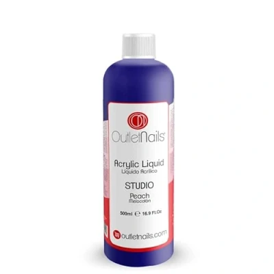 Imagen de Liquido Acrilico Perfumado Melocotón Studio para uñas 500ml (Secado Medio) / Monómero acrílicas Outlet Nails