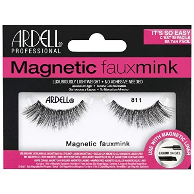 Imagen de Ardell Pestañas Postizas Magnéticas Magnetic Faux Mink 811 Glamurosas y ligeras No necesitan adhesivo Usar Con Eyeliner Magnético una tecnología revolucionaria.