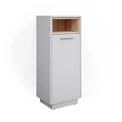 Imagen de Vicco Armario de baño Mediano Beatrice, Blanco/Sonoma, 38 x 93 cm
