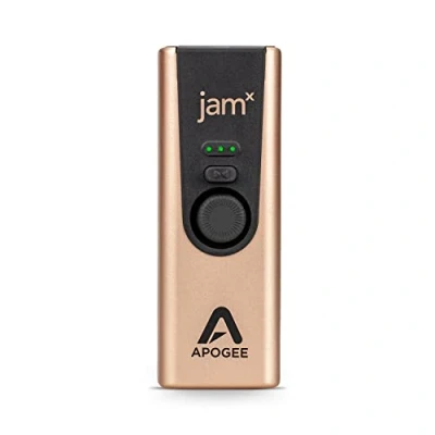 Imagen de Apogee Jam X Interface de audio USB portátil para guitarras e instrumentos iOS macOS PC, compresión analógica integrada, Ableton Live Lite gratuito, Archetype: Tim Henson Neural DSP Plugin