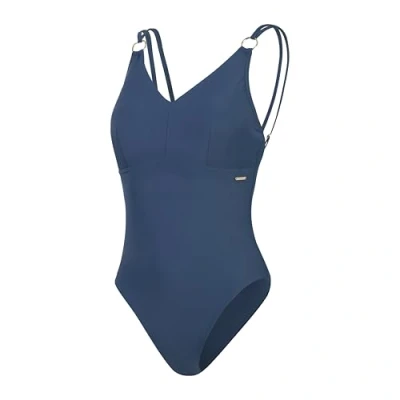 Imagen de Speedo Bañador Moldeador de 1 Pieza con Tirantes, Moldeador, Traje baño para Las Vacaciones y la Playa Mujer, Azul Picea, 32