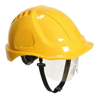 Imagen de Portwest PW54 Endurance Plus Casco de Seguridad con Visera Amarillo
