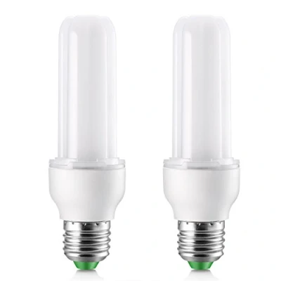 Imagen de Elrigs Bombilla LED E27 luz calida, 9W Tubular Equivalente a 100W Halógenas o 18W Bombillas bajo consumo, 3000K Blanco Calido iluminacion para habitacion No Regulable, 2 Unidades