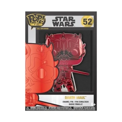 Imagen de Funko Large Pop! Enamel Pin Star Wars: Darth Maul Pins de Esmalte Broche Coleccionable para Mochilas Y Bolsos Idea Regalo Mercancia Oficial Wars Fans