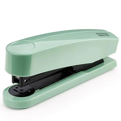 Imagen de NOVUS Grapadora B2 color ID 2.0 (25 hojas de capacidad grapado, mecanismo carga superior, dispositivo metal con revestimiento plástico, incluye 200 grapas), verde menta