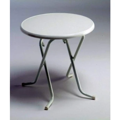 Imagen de MESA PLEGABLE DIAMETRO 70 CM BLANCO
