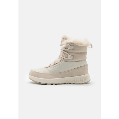 Imagen de Columbia SLOPESIDE PEAK LUXE Botas para la nieve, Mujer, Talla: 38.5, Dark stone/sea salt Zapatos