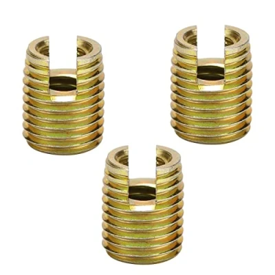 Imagen de Ftvogue 20Pcs 302 Inserto de Rosca Autorroscante Acero Al Carbono Kit ReparacióN Bujes Roscas Inserte(M8*1.25 Outer M12*1.5)