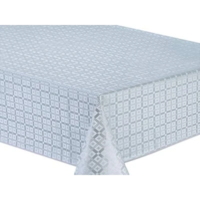 Imagen de Mantel de Hule, con Relieve, Rectangular 140 x 200cm Salvia Gris Claro