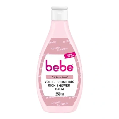 Imagen de Bebe Gel de ducha Rich Bálsamo con manteca karité y aceite almendra, para piel seca, 6 x 250 ml