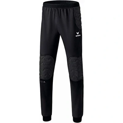 Imagen de Erima pantalones hombre Elemental de portero con puños Pantalones, todo el año, hombre, color negro, tamaño 128