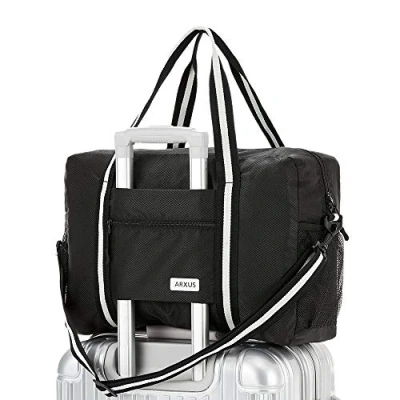 Imagen de Arxus Bolsa de Viaje Plegable Lona Sport Weekender Durante la Noche Equipaje con Correa para el Hombro