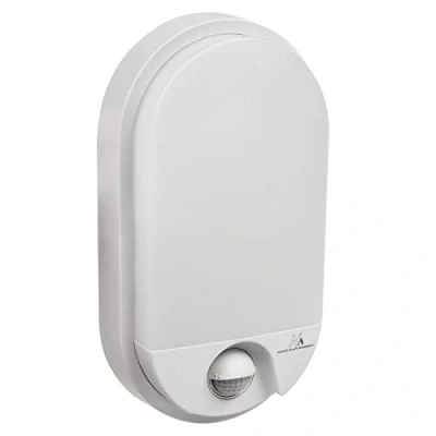 Imagen de Maclean Energy MCE340 Lámpara LED con Sensor de Movimiento por Infrarrojos GR 1100lm 15W IP54 Color Gris, Blanco Natural (4000K) (blanco)