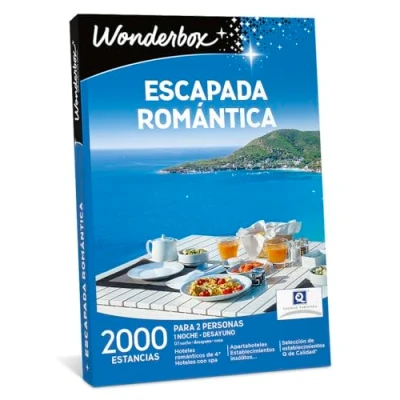 Imagen de WONDERBOX Caja Regalo, Escapada romántica, Una Noche romántica para Disfrutar con quien Quieras: hoteles hasta 4*, Casas Rurales, haciendas, en la Playa