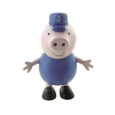 Imagen de Comansi Peppa Grandfather Pig Mini Figura, Multicolor, 6 cm (Y90151)
