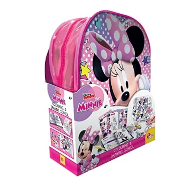 Imagen de Liscianigiochi Minnie Colorear y Drawing School, Mochila, pizarras, rotuladores, Multicolor (92932)