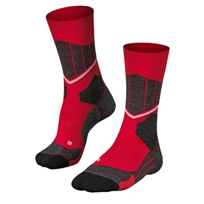 Imagen de FALKE SC1 W SO lana hilo funcional anti ampollas fino 1 par, Calcetines de esquí Mujer, Rojo (Lipstick 8000), 37 38
