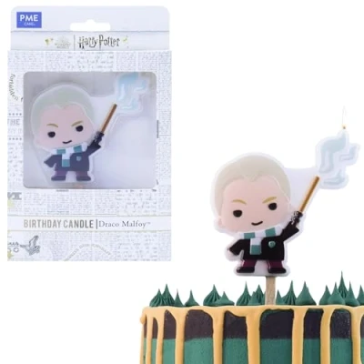 Imagen de PME Harry Potter Vela del Personaje de Draco Malfoy, para celebrar cumpleaños