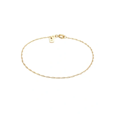 Imagen de Kuzzoi Basic Gedreht Pulsera goldcoloured, Hombre, Talla: 19, Gold coloured
