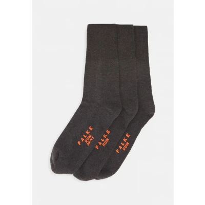 Imagen de Falke RUN 3PACK Unisex Anatomical Plush SOLE Calcetines, Talla: 39 41, Dark grey