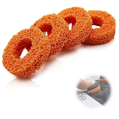 Imagen de MatoSan® AIMFAME Precision Thumb Stick Ring Aim Assist Anillos amortiguadores Accesorios de analógico para Playstation 5 Xbox One X S Switch PS5 PS4 Controller Sticks Control (Chaos 120)