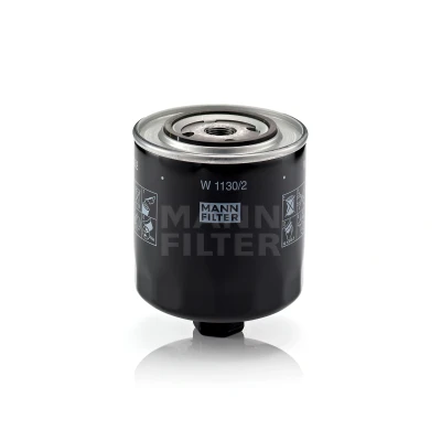Imagen de MANN FILTER W 1130/2 Filtro de aceite 3/4 16 UNF con válvula bloqueo retorno enroscable AUDI: A6 C4 Berlina, 100 Avant