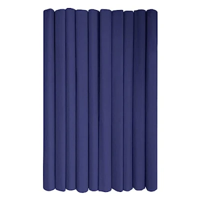 Imagen de Interdruk rollos de papel crepé para niños, bricolaje y decoraciones Paquete 10 (50 cm x 200 cm, 28 g/m2) 16 azul marino