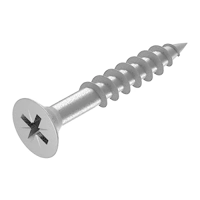 Imagen de SECCARO Tornillo para madera aglomerada, 5 x 35 mm, acero inoxidable, V2A, VA A2, rosca parcial, Phillips PZ, 200 unidades