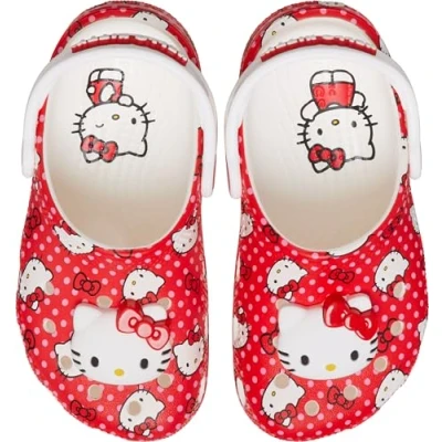Imagen de Zuecos para niños Crocs Hello Kitty Red Classic