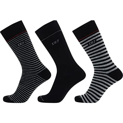 Imagen de Cristiano Ronaldo Cr7 Calcetines para Hombre (3 Unidades) Calcetines, Multicolor, Taille Unique