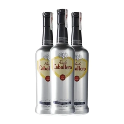 Imagen de Licores Caballero Ponche Botella Misil 1 L (Caja de 3 L)