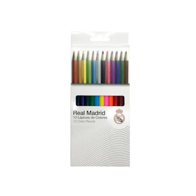 Imagen de Real Madrid, Lápices de colores, Pinturas, Lapiceros, Manualidades, Actividades Creativas, Multicolor, Producto Oficial