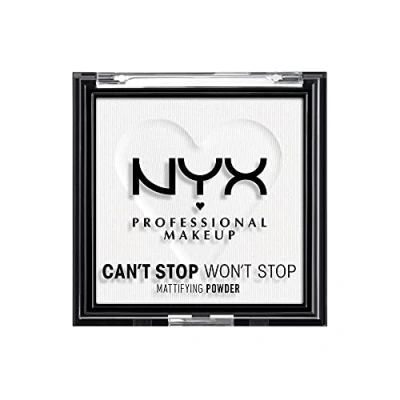 Imagen de NYX Professional Makeup Can&#039;t Stop Won&#039;t Polvos Matificantes, Acabado Mate, Tono Brightening Translucent