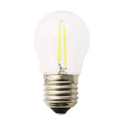 Imagen de Bombilla LED E27, 2 W, G45, luz blanca fría, 6000 K, 20 equivalente a 360, 180 lúmenes, no regulable
