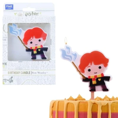 Imagen de PME Harry Potter Vela del Personaje de Ron Weasley, para celebrar cumpleaños