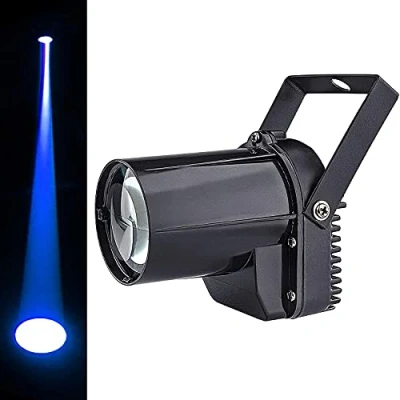 Imagen de Luz Led de Pinspot, Foco Bola Espejo Pinspot Haz 3w Azul Para Discoteca