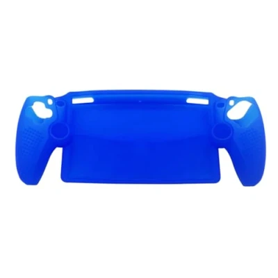 Imagen de funda protectora para Sony PlayStation Portal, de silicona suave, a prueba polvo, anticaídas, consola juegos PS Portal (azul)