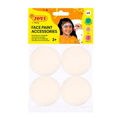 Imagen de Jovi Esponjas de maquillaje facial alta densidad, 4 unidades, reutilizables (17904SP)