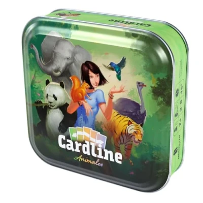 Imagen de Monolith Cardline Animales Juego De Cartas Educativo para Adultos y Niños a Partir 7 Años 2 8 Jugadores 15 Minutos por Partida Español
