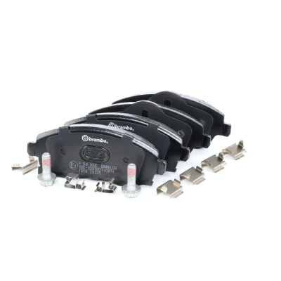 Imagen de BREMBO P 59 036 Juego de pastillas freno con avisador acústico desgaste tornillos pinza freno, Chapa antichirridos accesorios norauto,