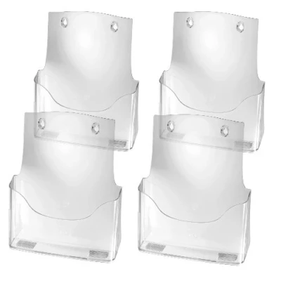 Imagen de Sigel LH110 Porta folletos de sobremesa acrylic, con 1 compartimento, acrilico resistente a UV, para A4 (4 unds)