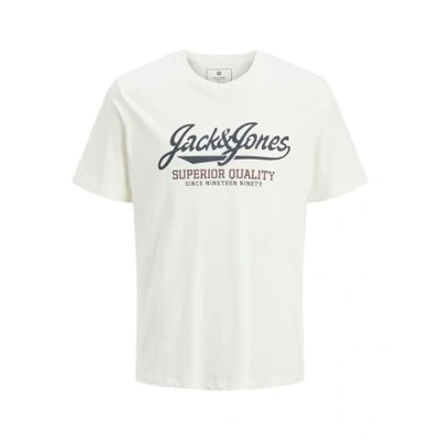 Imagen de JACK &amp; JONES Jprbluhudson SS tee Crew Neck Fst Camiseta, Cloud Dancer, M para Hombre