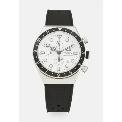 Imagen de Timex MENS Q Cronógrafo, Hombre, Talla: One Size, Black/white