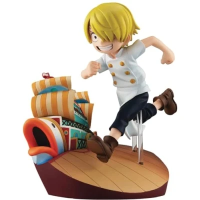 Imagen de Megahouse Figura de Acción Sanji Run!Run!Run! One Piece G.E.M. Series, 12 cm, MH838187 Multicolor, Coleccionable, Optima para los Fanaticos del Anime